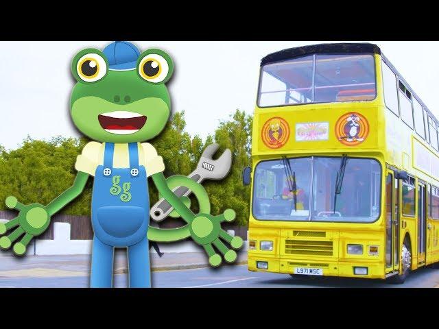 Gecko's Real Vehicles - Trucks, Buses, Excavators, Diggers | Trucks For Kids | Kids Videos