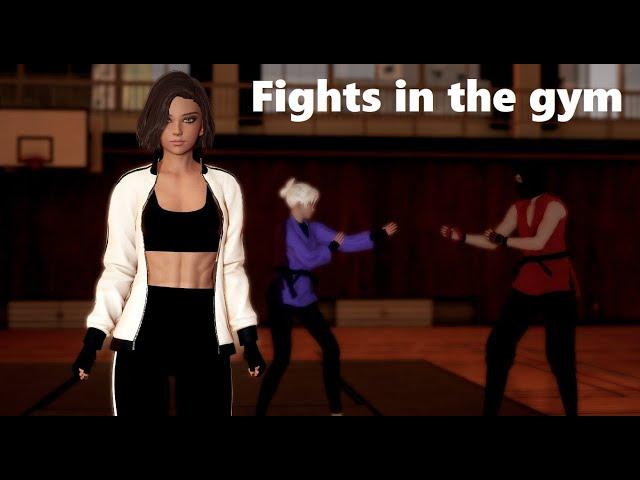 [MMD] Fights in the Gym.