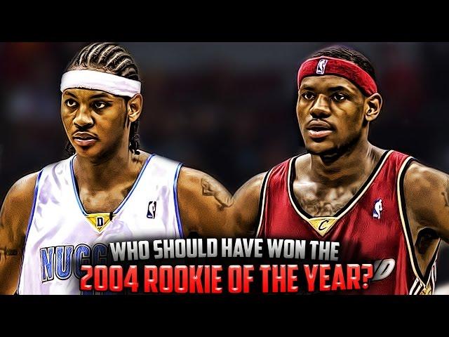 Who REALLY Should Have Won The 2004 Rookie Of The Year!? LeBron James Vs Carmelo Anthony.