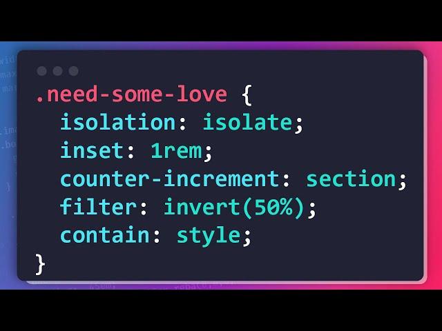 5 super useful CSS properties that don't get enough attention