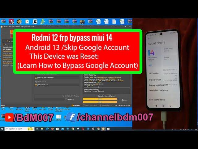 Redmi 12 frp bypass miui 14 unlock tool /redmi 12 frp bypass/redmi note 12 frp bypass miui 14