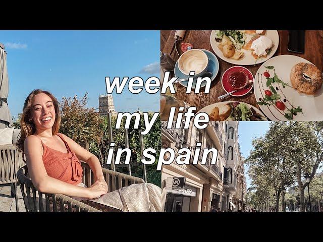 *REAL* WEEK IN MY LIFE IN SPAIN: living in barcelona as a student