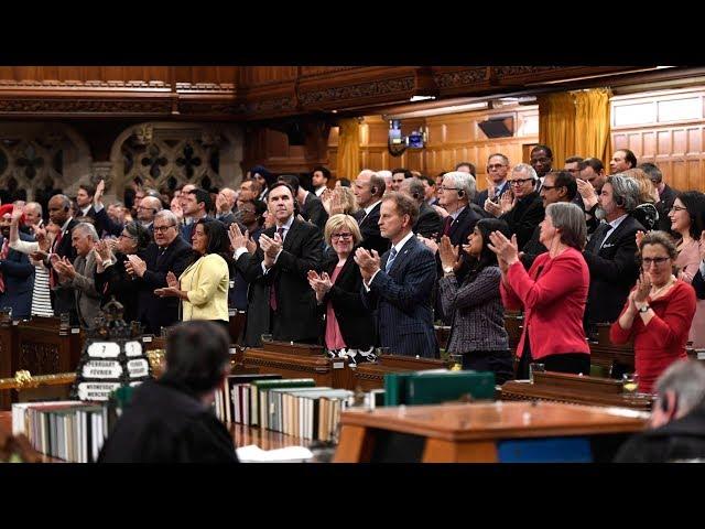 Gender-neutral national anthem sung in Canadian Parliament