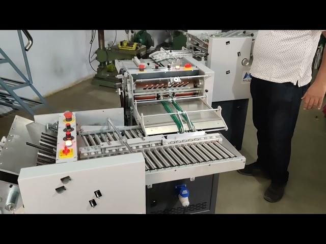 Mistry Complete Diamond Packet Folding Machine Lamination Papers | Mistry Folding