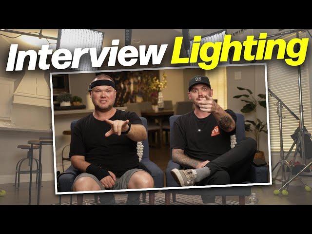 How to, Two Person Interview Lighting | Aputure amaran