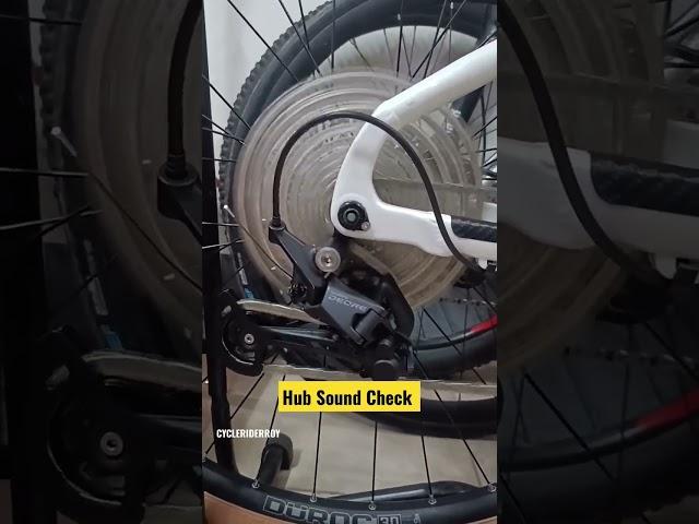 My New MTB Hub Sound Check 