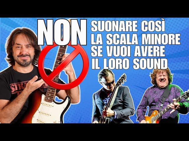 Scala Minore Naturale nel Blues: Segreti del Sound di GARY MOORE e BONAMASSA