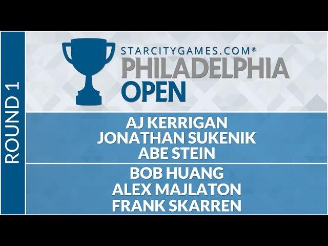 SCGPHILLY - Round 1 - Huang, Majlaton, Skarren vs Kerrigan, Sukenik, Stein