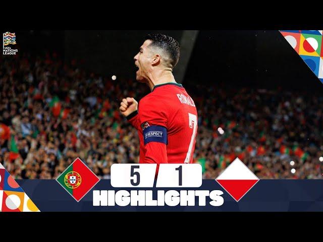 Portugal vs Poland | 5-1 | Highlights | UEFA Nations League 2024-25