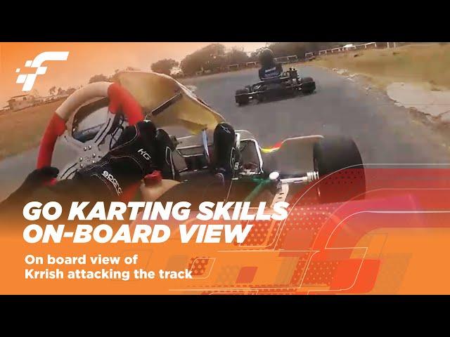 Go Kart Skills! On-Board View. Krrish Attacks the Track at Kenya National Karting Championship 2023.