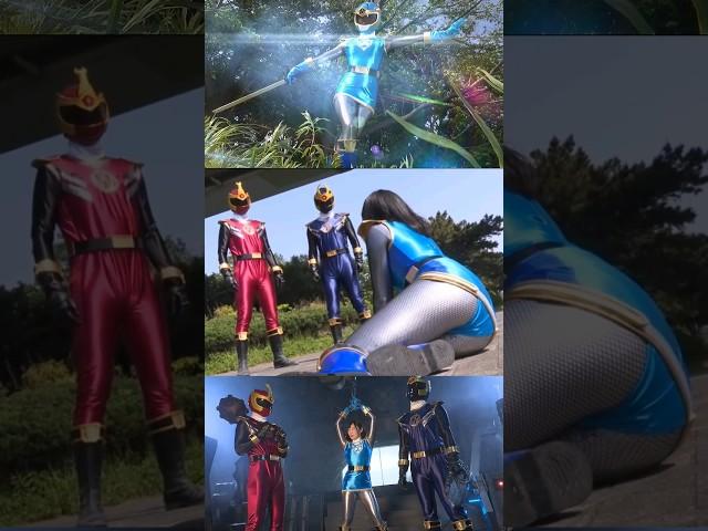 Bule Wind Ranger Ninja Storm Defeated #powerrangers #sentai #tokusatsu