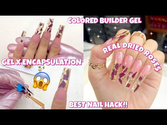 TRYING 7 IN 1 COLORED BUILDER NAIL GEL FROM MODELONES | EASY GEL X ENCAPSULATION NAIL HACK