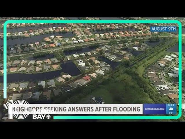 Manatee County neighbors seeking answers after recent flooding