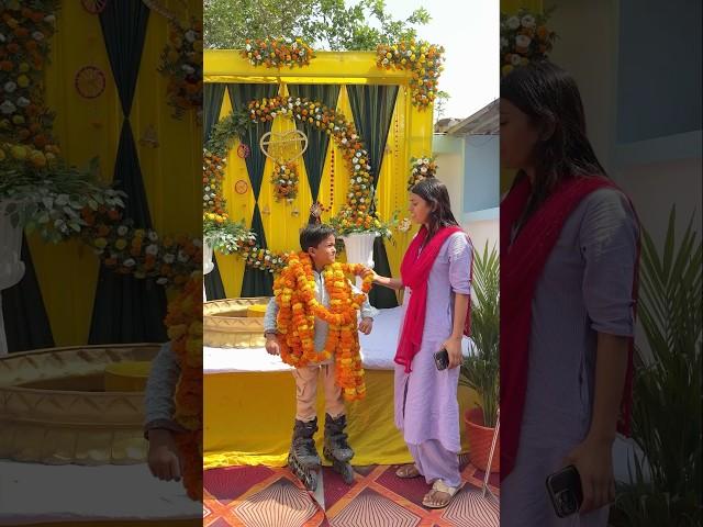 Bua ke haldi me kiya skating #shorts #advik #viral #skating
