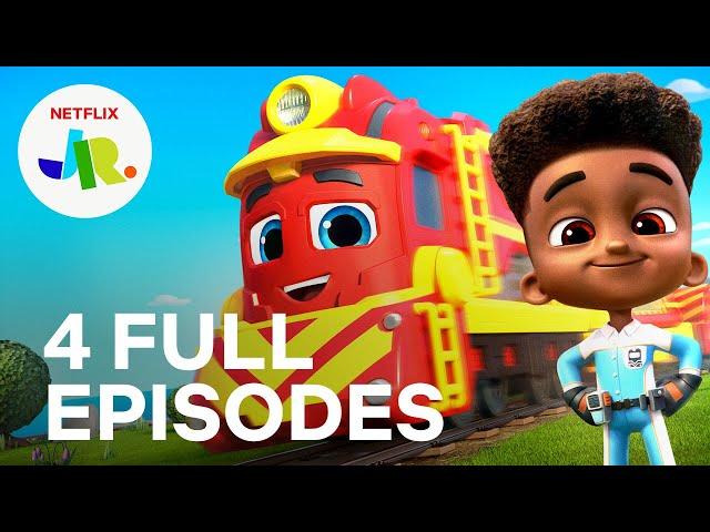 Mighty Express Season 1 FULL EPISODE 1-4 Compilation  Netflix Jr