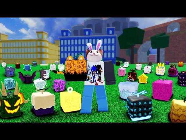 Getting Every Fruit in BLOX FRUITS (it took 800 hours)