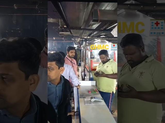 (నేరెడీమేట్ )Neredmet X Rd,GHMC OFFICERS RAID ON FAST FOOD CENTER