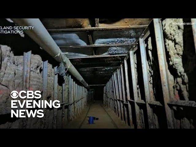 Major smuggling tunnel found under U.S.-Mexico border