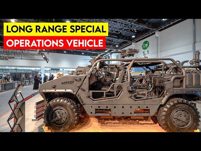 @EDGEGroupUAE  Launches Upgraded Long Range Special Operations Vehicle at IDEX 2023