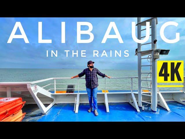 Mumbai To Alibaug Trip In The Rains 4K 60FPS ULTRA HD Travel Video | M2M Ferries | Swapy Bond | NEW