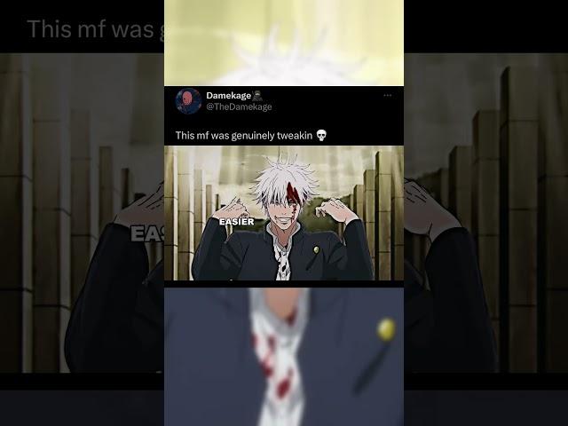 Gojo Was On Something  #anime #manga #jjk