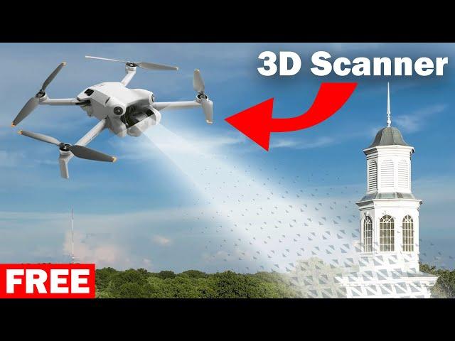 Turn ANY Drone into a 3D SCANNER And Make 3D Models w/ Photogrammetry