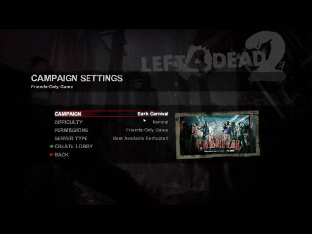 Left 4 Dead 2 - How to create a Lobby (For Newbies)