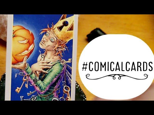 Funny Tarot cards #comicalcards | VR to @Peekaboorose