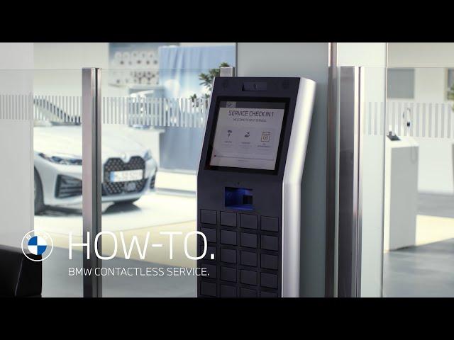 Service on BMW? Learn how to use the BMW Contactless Service