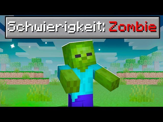 MINECRAFT als ZOMBIE durchspielen!