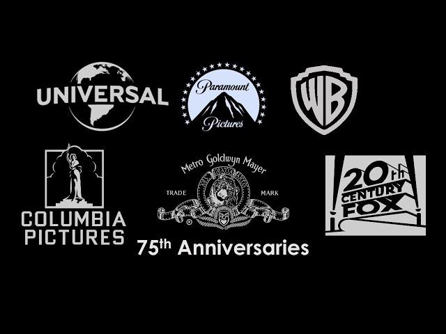 75th Anniversary Movie Studio Logos