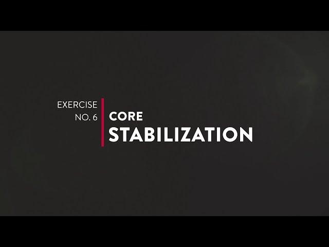 Exercises for hematology patients: Strength training, Core stabilization