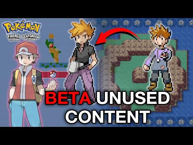 Beta Unused Content of Pokemon FireRed & LeafGreen | Cut Content