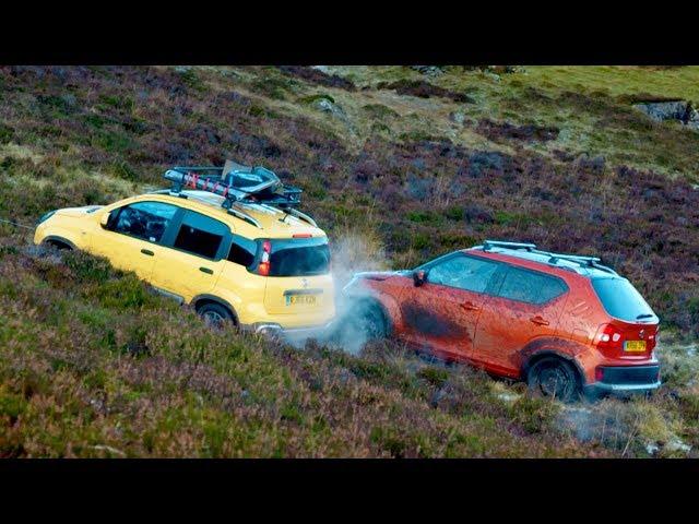 Suzuki Ignis vs Fiat Panda: Mountain Race | Top Gear: Series 26