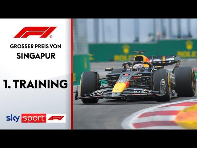 Kann Red Bull im FP1 Selbstvertrauen tanken? | 1. Freies Training | GP von Singapur | Formel 1