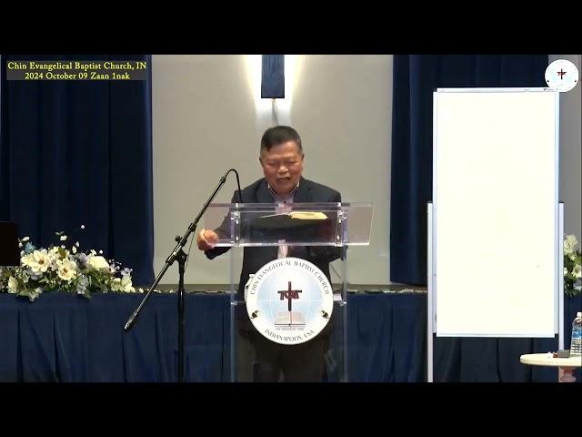 Rev. Dr. Gordon Za Thio (CEBC, IN) Bupi Crusade Zaan 1nak 2024 October 09