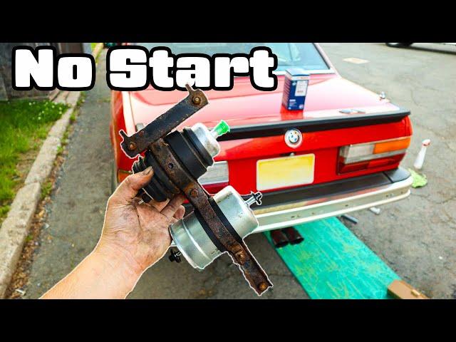 High pressure Fuel Pump and Filter Replacement | E30 E28 E24