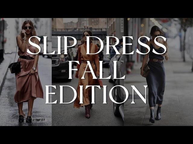 19+ FALL MUST TRY ELEGANT SLIP DRESS OUTFITS