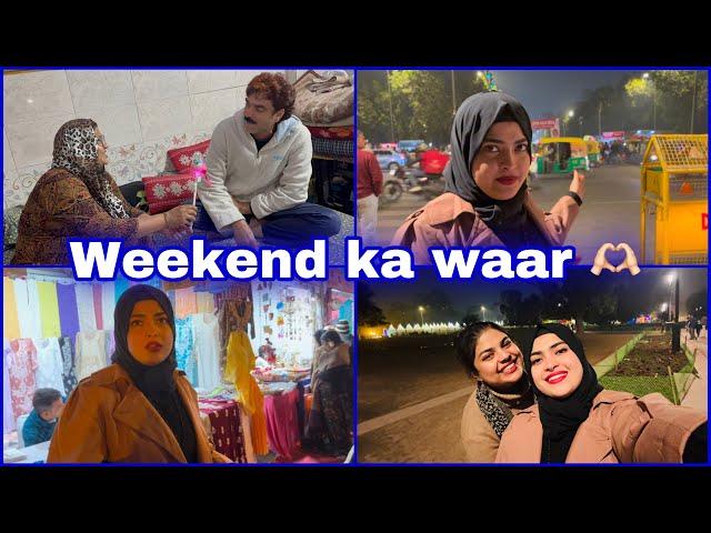 Hamara Weekend ka waar🫶 | Ammi romantic ho gai| Divya Kala mela India gate | Vlog | Hiba Naaz