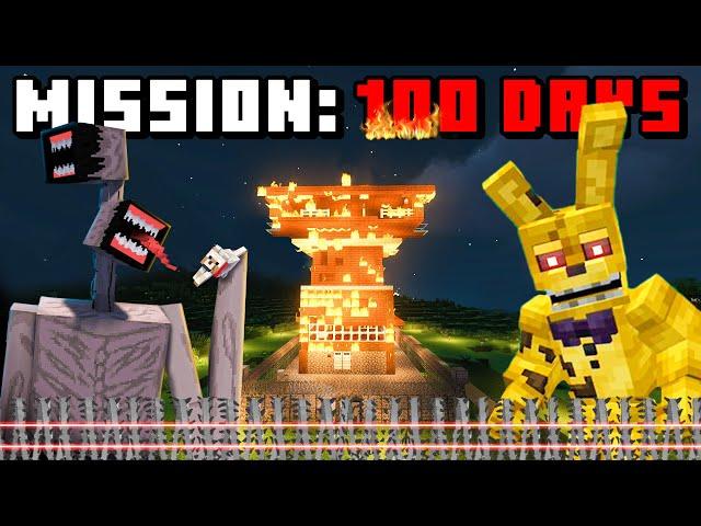 Surviving Minecraft's Scariest Mods For 100 Days in Hardcore #10