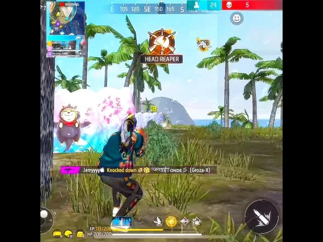JERRY THE V BADGE HUNTER    #foryou #foryoubage #freefire #freefirehighlights