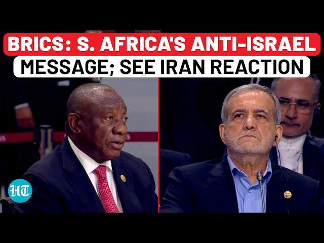 BRICS: Huge Anti-Israel Warning By South Africa; Watch Iran President's Reaction | Russia