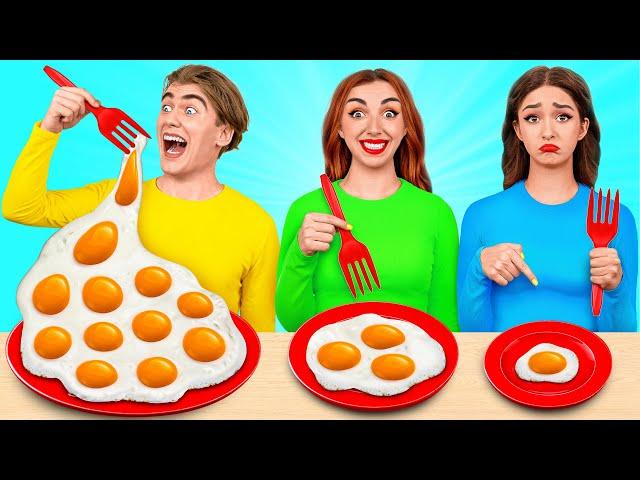 Big, Medium and Small Food | Miniature Cooking Mini Food by Multi DO Challenge