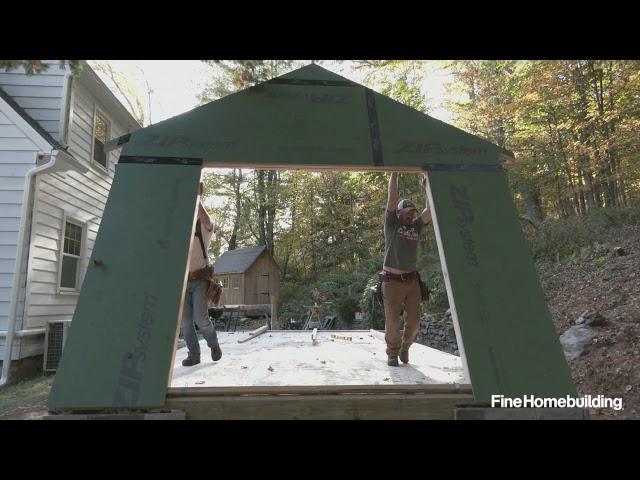 Building a Shaker Shed