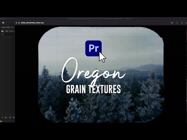 How to use Grain Textures in Adobe Premiere (OREGON)