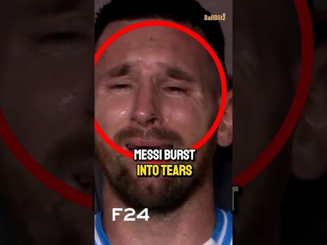 The real reason why Messi cried hard in Copa America final!