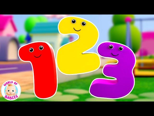 Number Song, Learn 123, Educational Videos and Nursery Rhymes for Kids