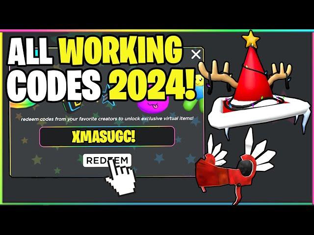 *NEW* ALL WORKING CODES FOR UGC LIMITED IN DECEMBER 2024! ROBLOX UGC LIMITED CODES