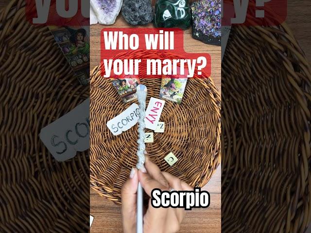 SCORPIO️ WHO WILL YOU MARRY?🫠️ #tarot #scorpiotarot #enigmatarot #ienigma #viral #shorts #scorpio