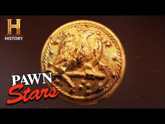 Pawn Stars: Big Bucks For Rare Civil War Buttons (Season 9)